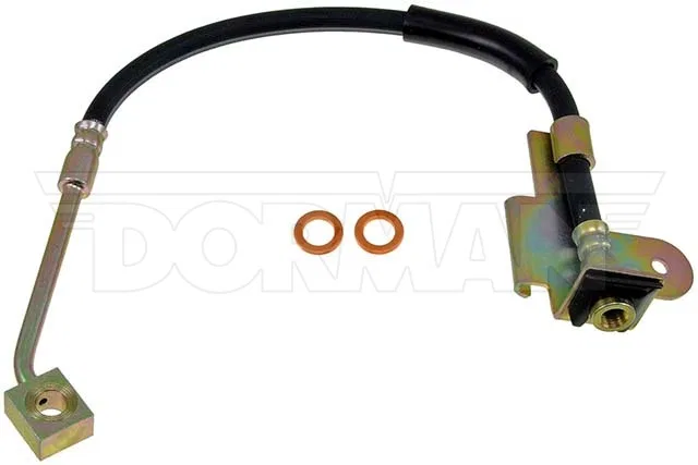 H380532 – DORMAN Brake Line, OE Replacement 18-1/4 Inch Overall Length Black With Bracket